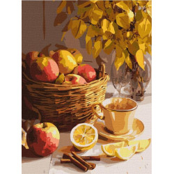 Картина за номерами "Кошик натхнення" 30х40см, термопакет, ТМ Ідейка, Україна арт: KHO5751