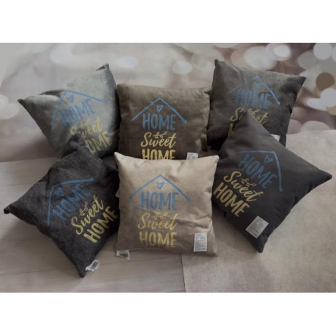 Подушка декоративна "HOME", 40*40см в асортименті арт: 103013