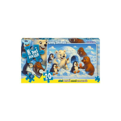 Пазли м'які. 20 ел., серія 10 арт: S20-10-15
