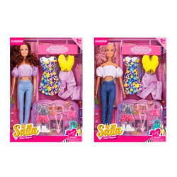 Лялька, лялька з вбранням, 30см, вбрання, аксесуари, 2 види, в кор. 22,5*32,5*5,5см   арт: FD0423