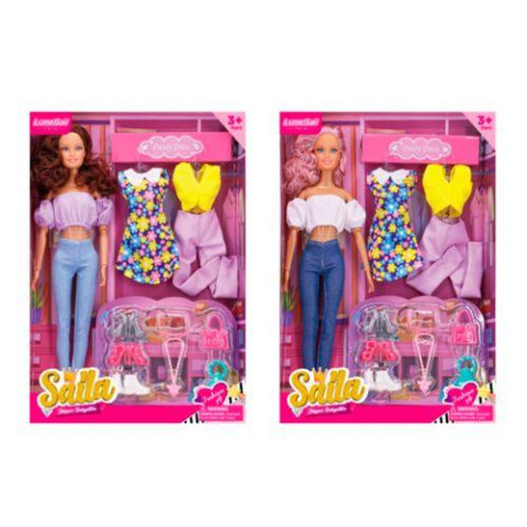 Лялька, лялька з вбранням, 30см, вбрання, аксесуари, 2 види, в кор. 22,5*32,5*5,5см   арт: FD0423