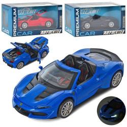 Машина АвтоСвіт, 1:32, металл, инерция, 15см, звук, свет, дв.откр, бат