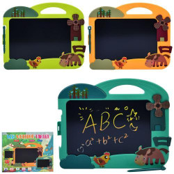 Планшет LCD для малювання, 10дюймів, 32*26см, кольоровий, 3 кольори, бат(табл), в кор. 32*26,5*1,5см   арт: FG240428065Q