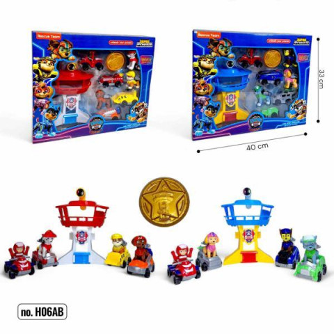 Набір щенячий патруль з транспортом арт: H-06