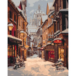 Картина по номерам "Вечер в городе" 40*50см, ТМ ART Craft, Украина