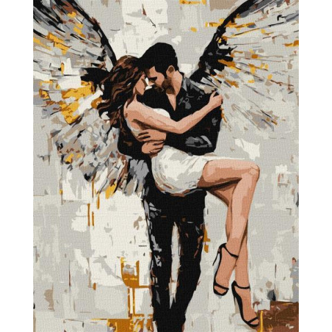 Картина за номерами "Її спасіння з фарбами металік extra" 40х50см, термопакет, ТМ Ідейка, Україна арт: KHO8657