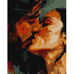 Картина по номерам "Он, Она и Страсть" 40х50см, термопакет, ТМ Идейка, Украина