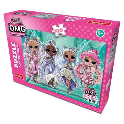 Пазли L.O.L. Surprise! O.M.G. Fashion Show, 100 елементів, в кор. 27,5*18*5см, ТМ Ідейка, Україна арт: LP100-005