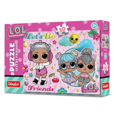 Пазли L.O.L Surprise! Lets Be Friends, 30 елементів, в кор. 27,5*18*5см, ТМ Ідейка, Україна арт: LP30-001