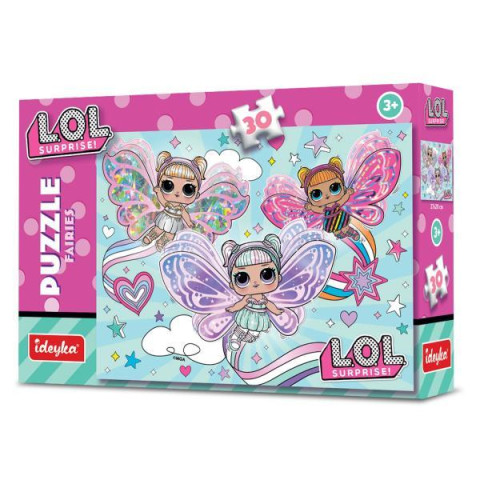 Пазли L.O.L Surprise! Fairies, 30 елементів, в кор. 21*14*4см, ТМ Ідейка, Україна арт: LP30-002