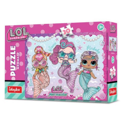 Пазли L.O.L Surprise! Mermaid, 30 елементів, в кор. 21*14*4см, ТМ Ідейка, Україна арт: LP30-003