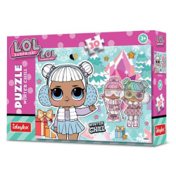 Пазли L.O.L Surprise! Winter Chill, 30 елементів, в кор. 21*14*4см, ТМ Ідейка, Україна арт: LP30-004