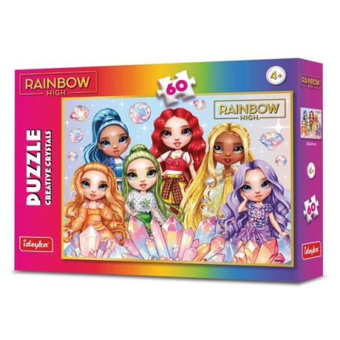 Пазлы Rainbow High Creative Crystals, 60 элементов, в кор. 23*18*4см, ТМ Идейка, Украина