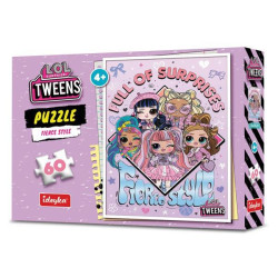 Пазли L.O.L. Surprise! Tweens Fierce Style, 60 елементів, в кор. 23*18*4см, ТМ Ідейка, Україна арт: LP60-003