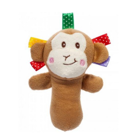 Погремушка плюшевая Обезьянка, на планш. 22*12см, ТМ Tulilo, Польша