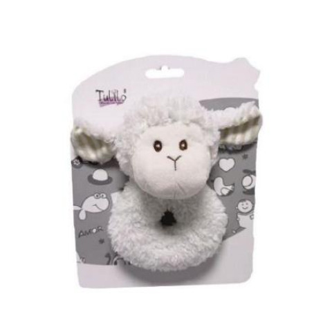 Погремушка плюшевая Овечка, на планш. 22*17см, ТМ Tulilo, Польша