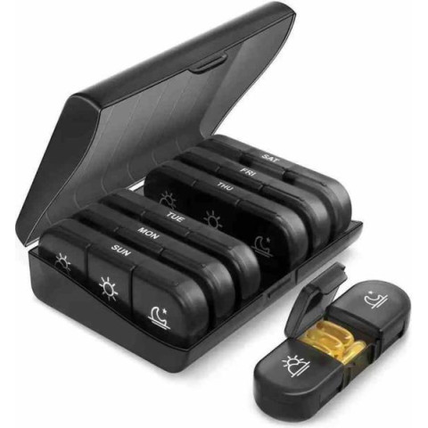 Органайзер для таблеток (таблетниця), 15,5*11,5*3,5см