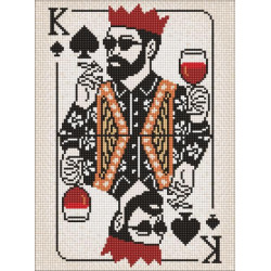 Алмазная мозаика "Карта короля" 30х40см, термопакет, ТМ Идейка, Украина