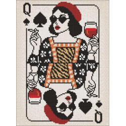 Алмазная мозаика "Карта королевы" 30х40см, термопакет, ТМ Идейка, Украина