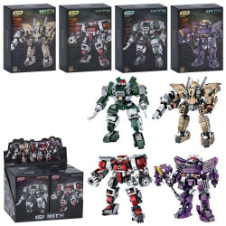 Конструктор робот, от 242дет, 4 вида, в дисплее, 31*21,5*16см 