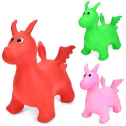 Прыгуны-животные Дракон, 1400г, 3 цвета, пак. 25*18*23см 