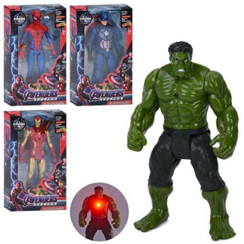 Фигурки для игры AV, 19,5см, свет, подвижные руки и ноги, 4 вида, на бат