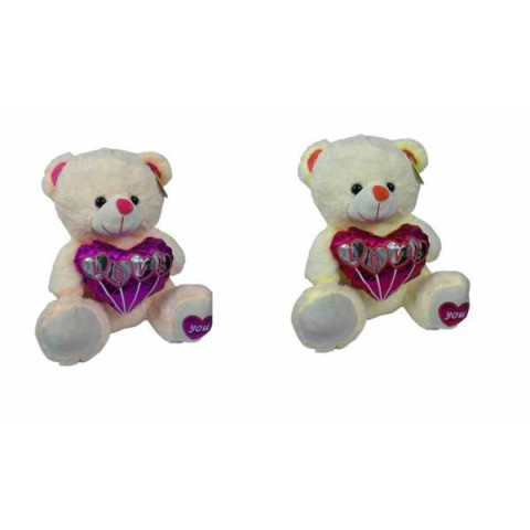 М'яка іграшка Ведмідь з серцем муз. 30см арт: 36330