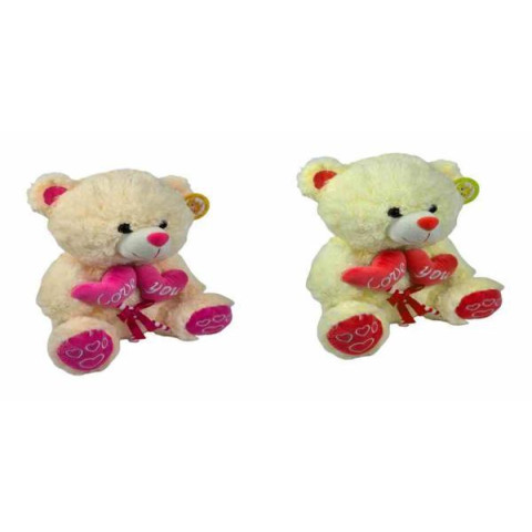Мягкая игрушка Медведь с сердцем 30см муз.