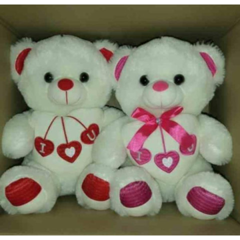 Мягкая игрушка интерактивная  Медведь с сердцем 26см музыкальн., AToys (НВ-03826)