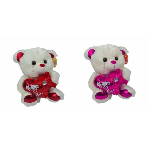 Мягкая игрушка Медведь с сердцем 30см муз.