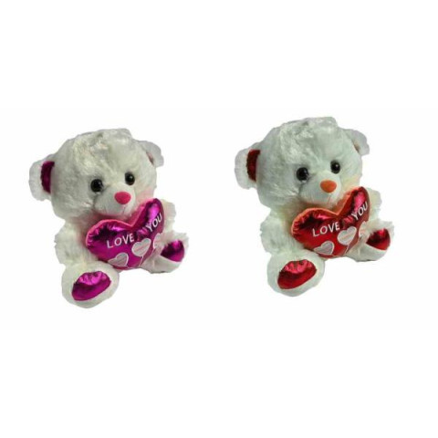 М'яка іграшка Ведмідь з серцем 32см муз. арт: НВ-03432