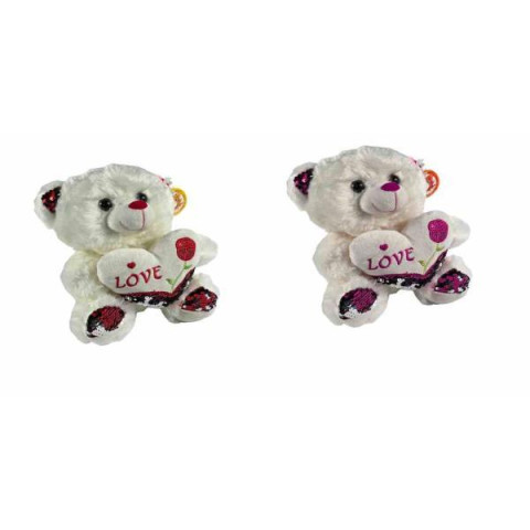 Мягкая игрушка интерактивная  Медведь с сердцем 32см музыкальн., AToys (НВ-А5-32)