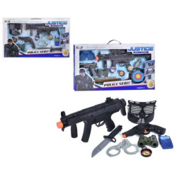 Набор амуниции полиция, 2 вида, 8 предметов, кор. 63,5*37,5*4,5см 