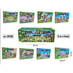 Конструктор MINECRAFT 118 деталей, в кор. 20*14см