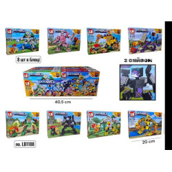 Конструктор MINECRAFT 102+ дет. ЦЕНА ЗА 1ШТ, В УП. 8ШТ, в кор. 20*14*4см