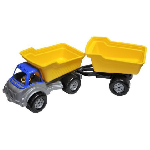 Самосвал 32см с прицепом, ТМ Wader