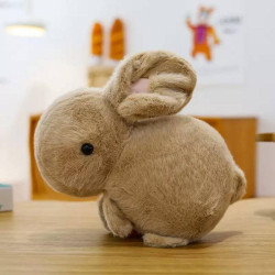 Мягкая игрушка Кролик коричневый 30см