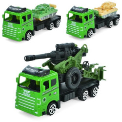 Трейлер инерция, 18см, военная техника, 3 вида, пак. 22*15*6см 