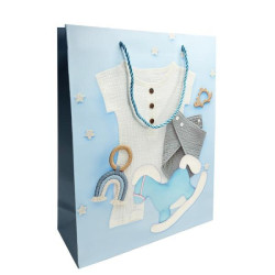 Пакет подарунковий 32*26*10см З Коником, ТМ MEGAZayka арт: 2014Коник