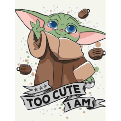 Картина по номерам "Cute Grogu" 30*40см, в термопакете, ТМ ART Craft, Украина