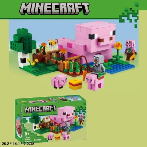 Конструктор MINECRAFT 238дет., в кор. 26*14*7см 