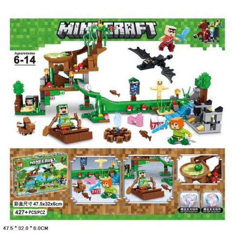Конструктор MINECRAFT 427дет., в кор. 47,5*32*6см 