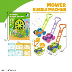 Мыльные пузыри-каталочка, бат., 3 цвета, в кор. 19,2*12,5*24,6см 