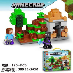 Конструктор  MINECRAFT 175дет., в кор. 38*29*6см 