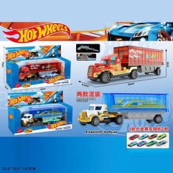Трейлер метал. машинка Hot Wheels, 2 види, в кор. 23*9*14см 
