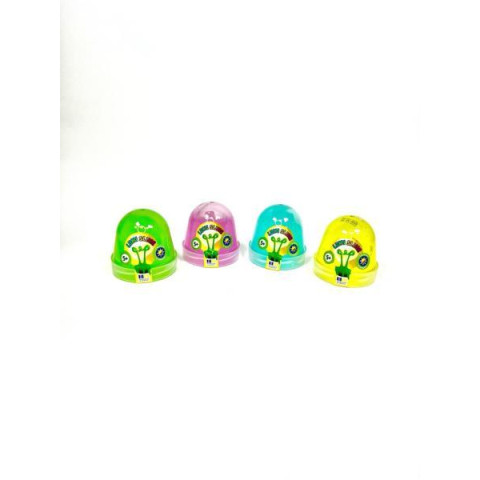 Игрушка-антистресс 120мл Lumi Slime, банка 7см, ТМ Lovin 