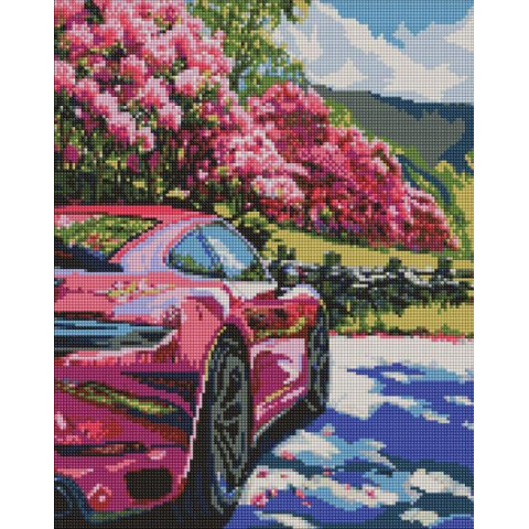 Алмазна мозаїка "Рух у кольорі" 40*50см, термопакет, ТМ Ідейка, Україна