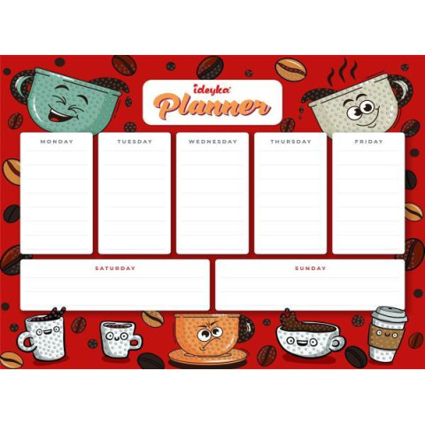 Планер на магнитной основе с алмазной мозаикой 