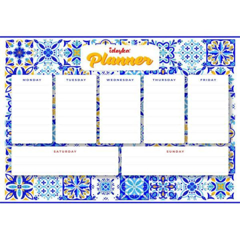 Планер на магнітній основі з алмазною мозаїкою "Кераміка" 32*40см, термопакет, ТМ Ідейка, Україна