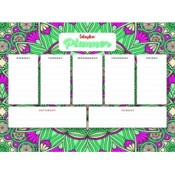 Планер на магнитной основе с алмазной мозаикой "Мандала" 32*40см, термопакет, ТМ Идейка, Украина